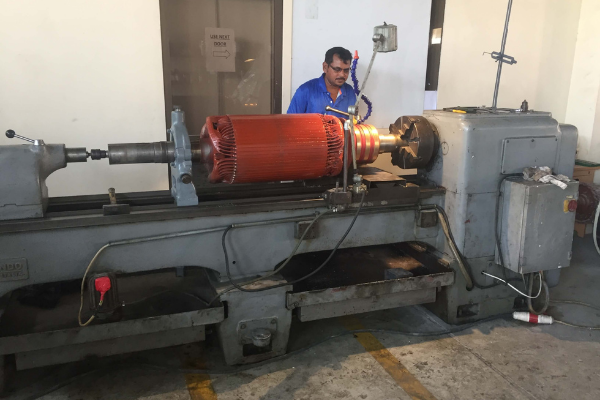 Dynamic balancing service done in Dubai by Yopower